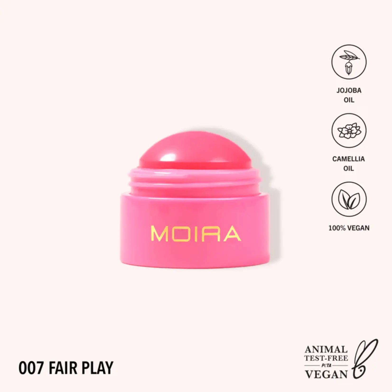 Moira Multiusos Moira Soft blush balm 007 Fair play