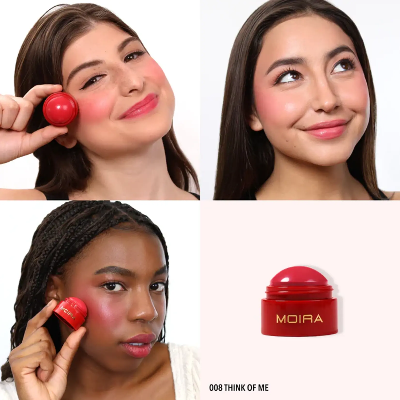 Moira Multiusos Moira Soft blush balm 08 Think of me