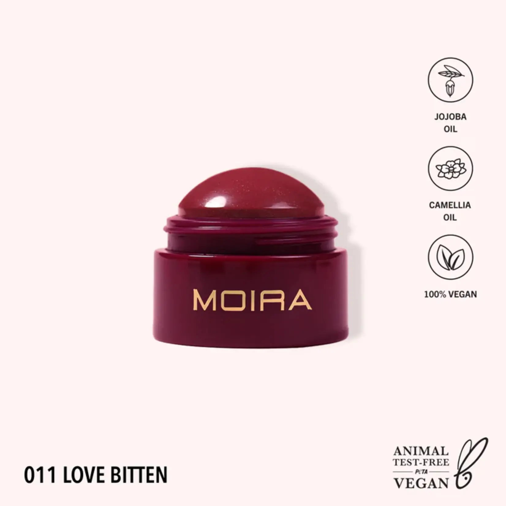 Moira Multiusos Moira Soft blush balm 011 Love bitten