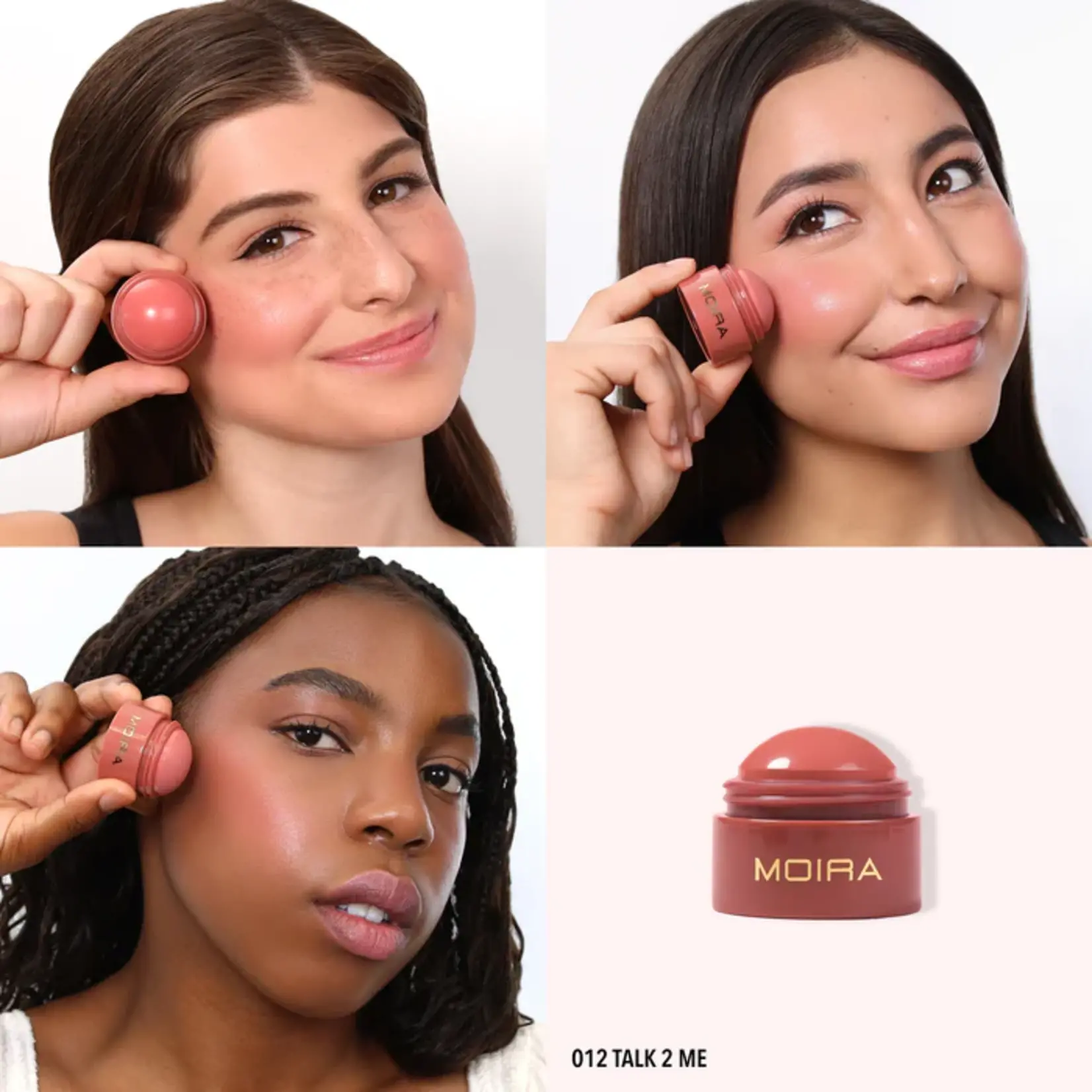 Moira Multiusos Moira Soft blush balm 012 Talk 2 me
