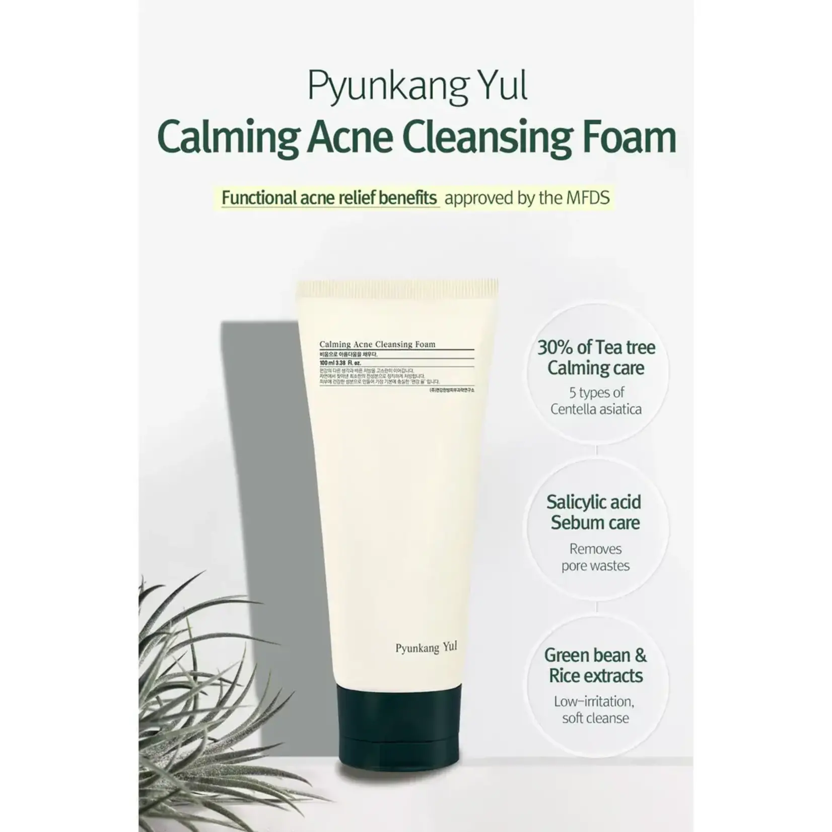 Pyunkang Yul Limpiador facial Pyunkang Yul Calming Acne 100 ml