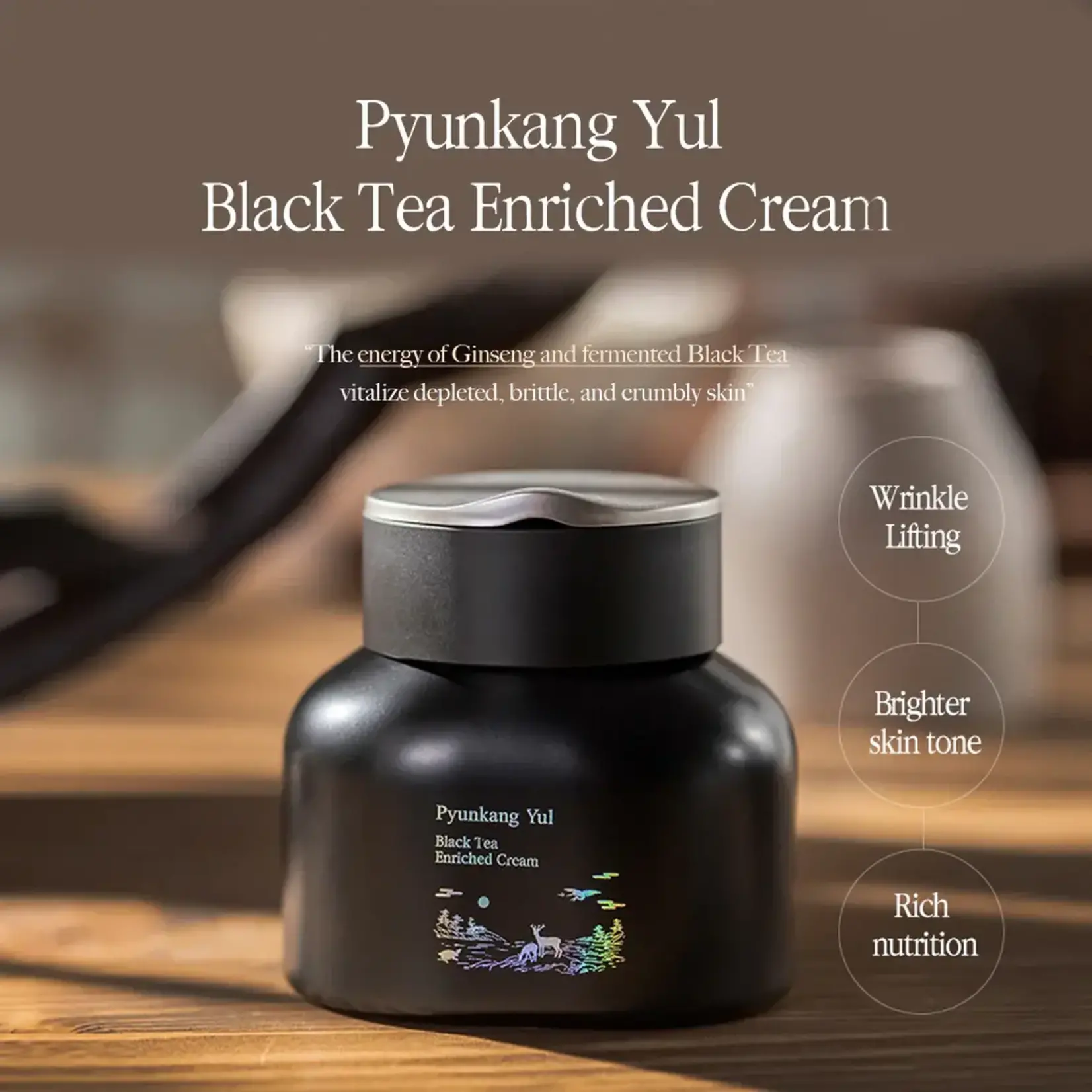 Pyunkang Yul Crema facial Pyunkang Yul Black tea 60 ml