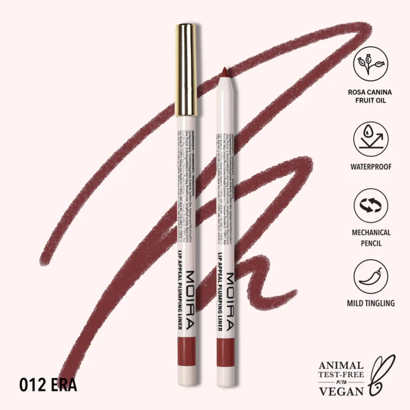 Moira Delineador para labios Retractil Moira appeal plumping 12 Era