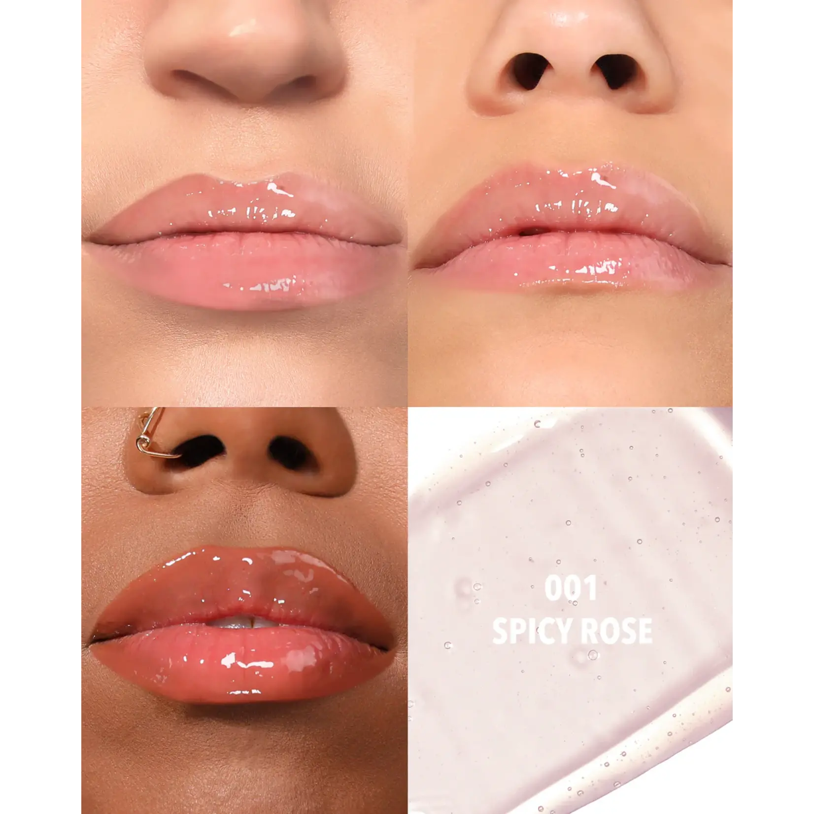 Moira Lip oil glaze Moira Plumper 01 Spicy rose