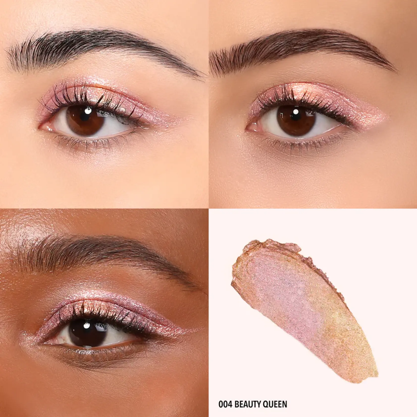 Moira Sombra en barra Moira Stellar glaze stick 04 Beauty  queen