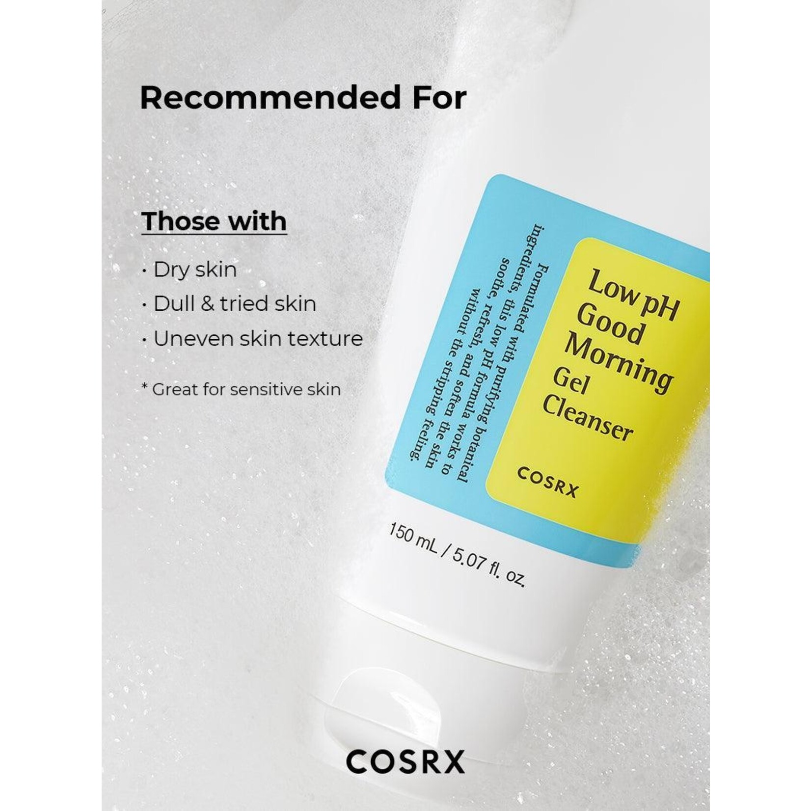 Cosrx Limpiador en gel Cosrx Ph bajo 150 ml