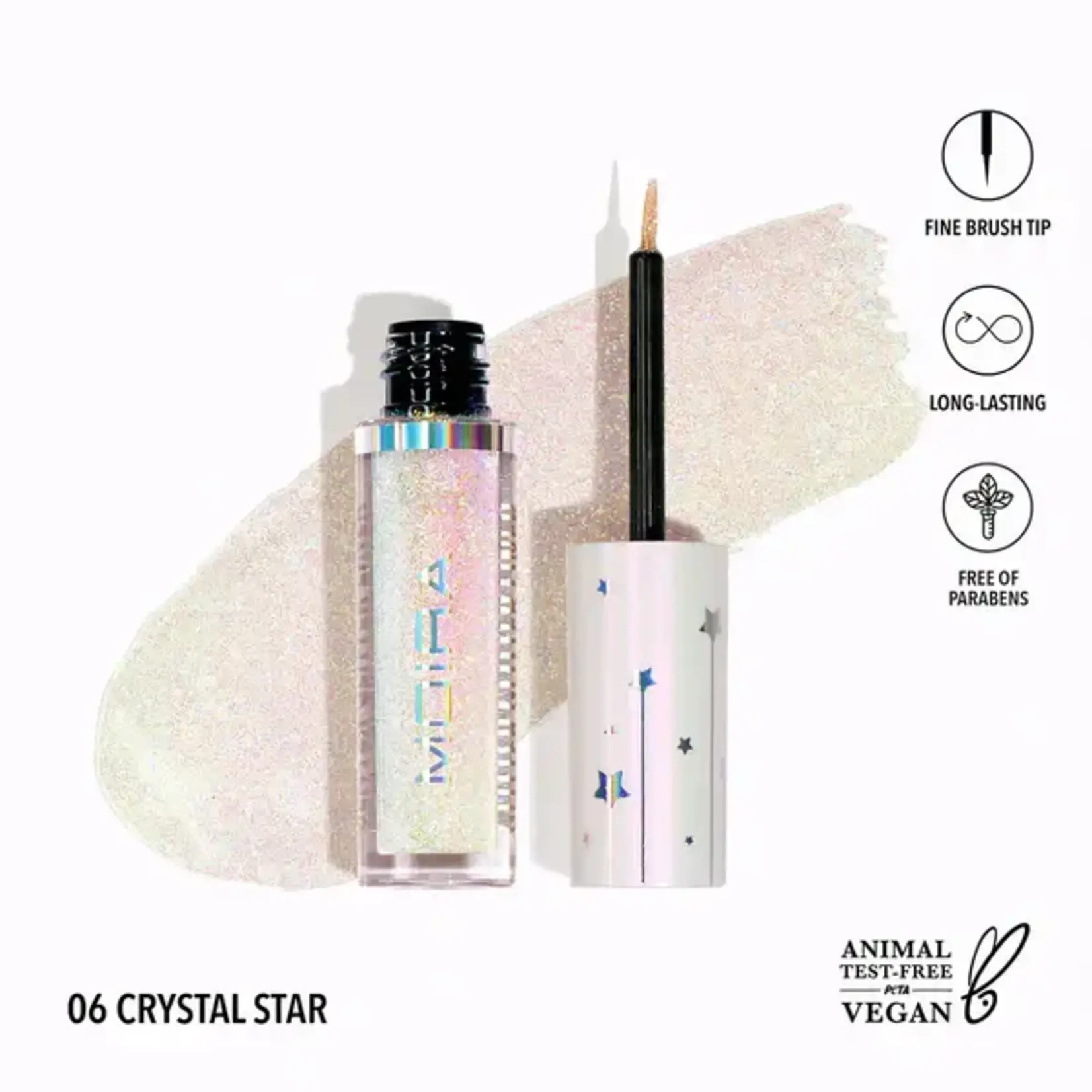 Moira Delineador liquido Moira Glitter Glitter 06 Crystal Star
