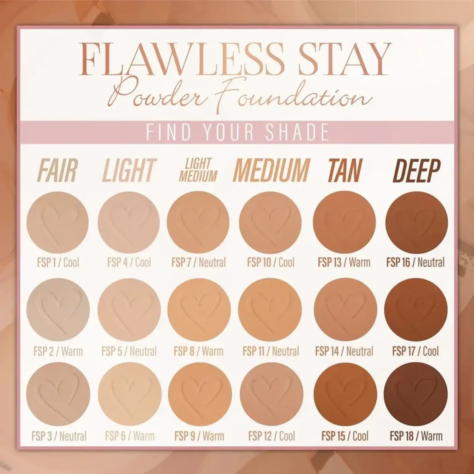 Beauty creations Maquillaje compacto Beauty Creations Flawless stay 7.5
