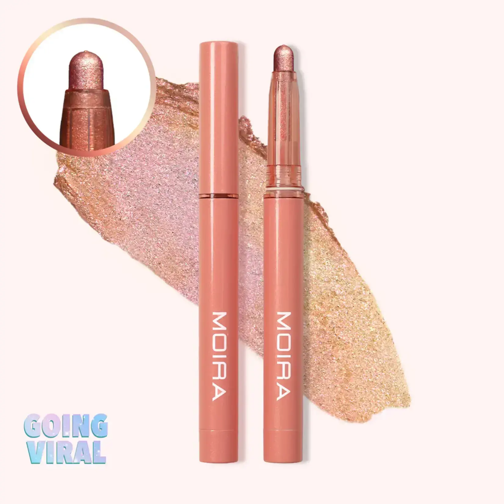 Moira Sombra en barra Moira Stellar glaze stick 04 Beauty  queen
