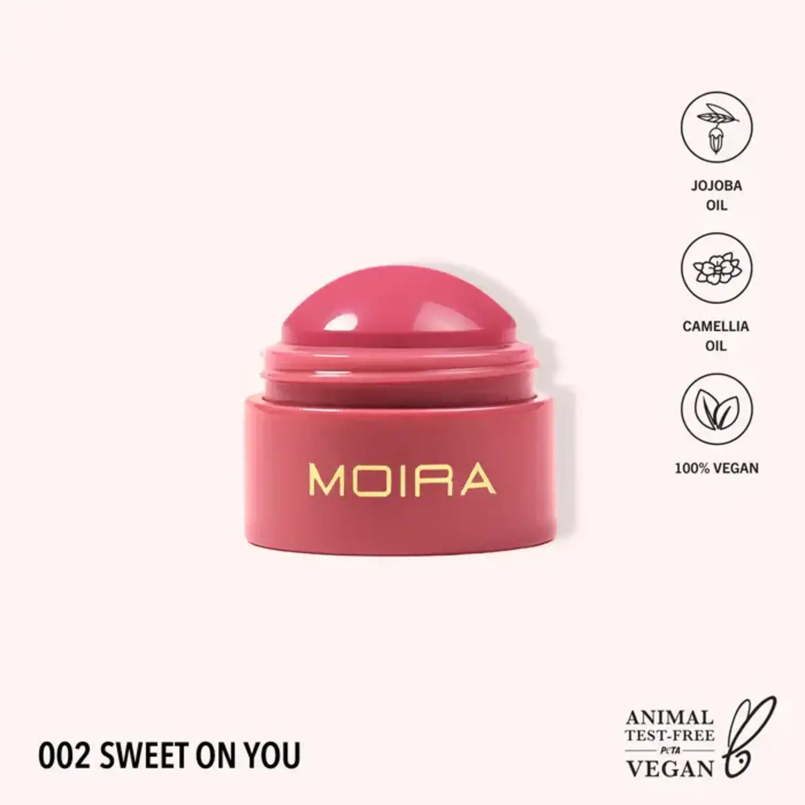 Moira Multiusos Moira Soft blush balm 02 Sweet on you