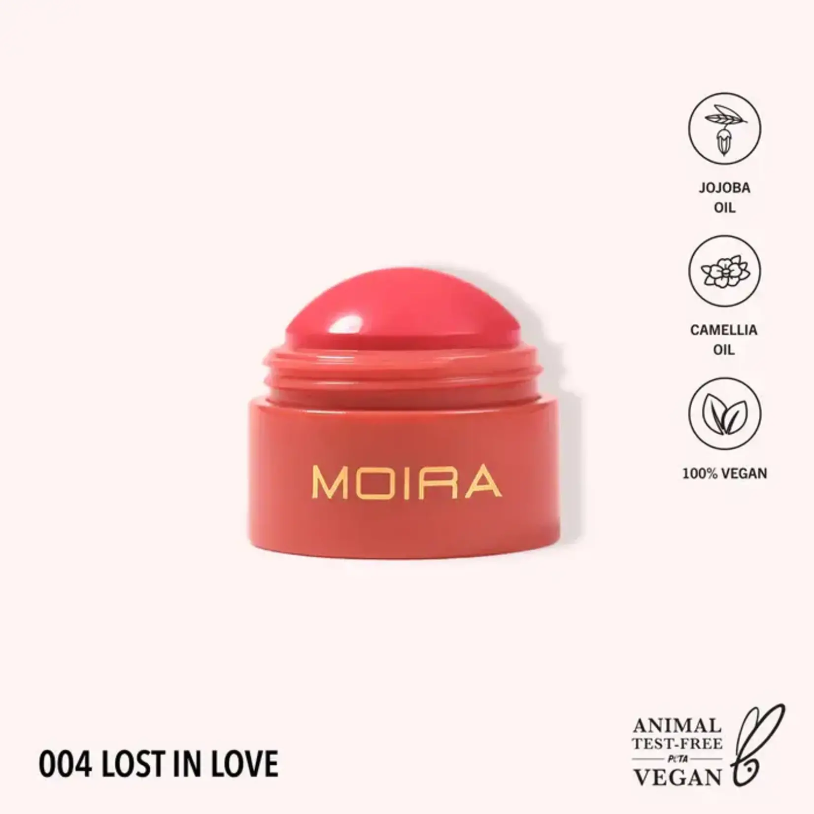 Moira Multiusos Moira Soft blush balm 04 Lost in love