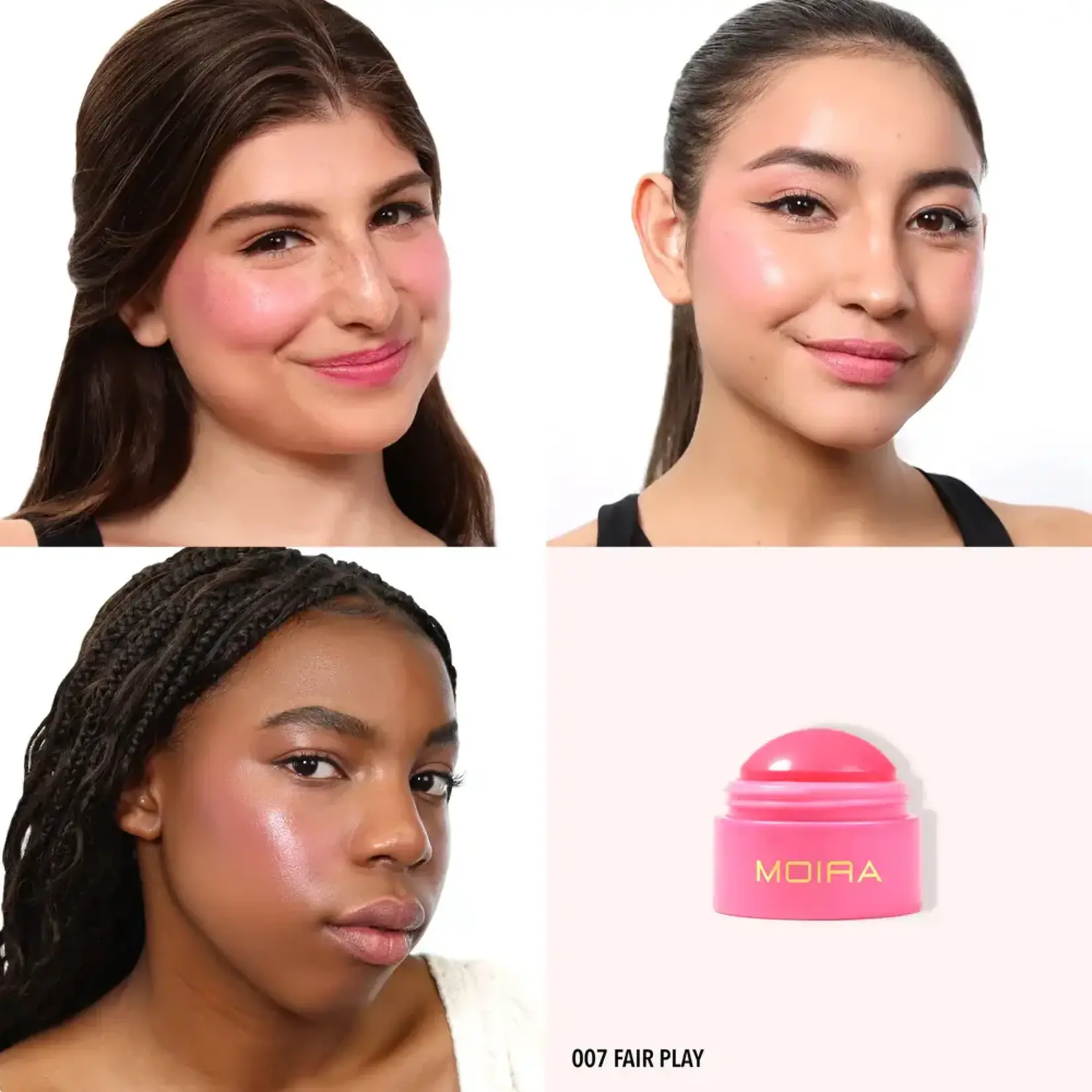 Moira Multiusos Moira Soft blush balm 007 Fair play