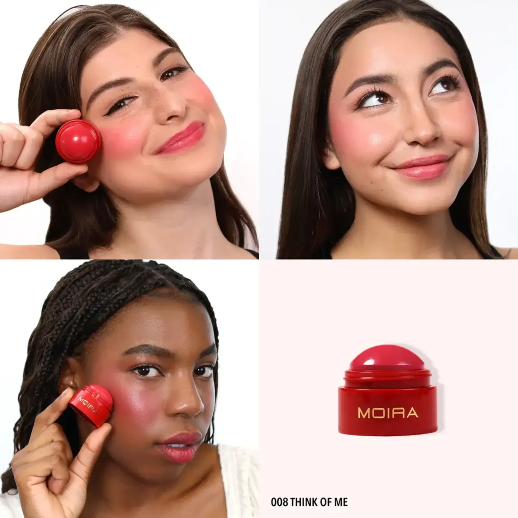 Moira Multiusos Moira Soft blush balm 08 Think of me