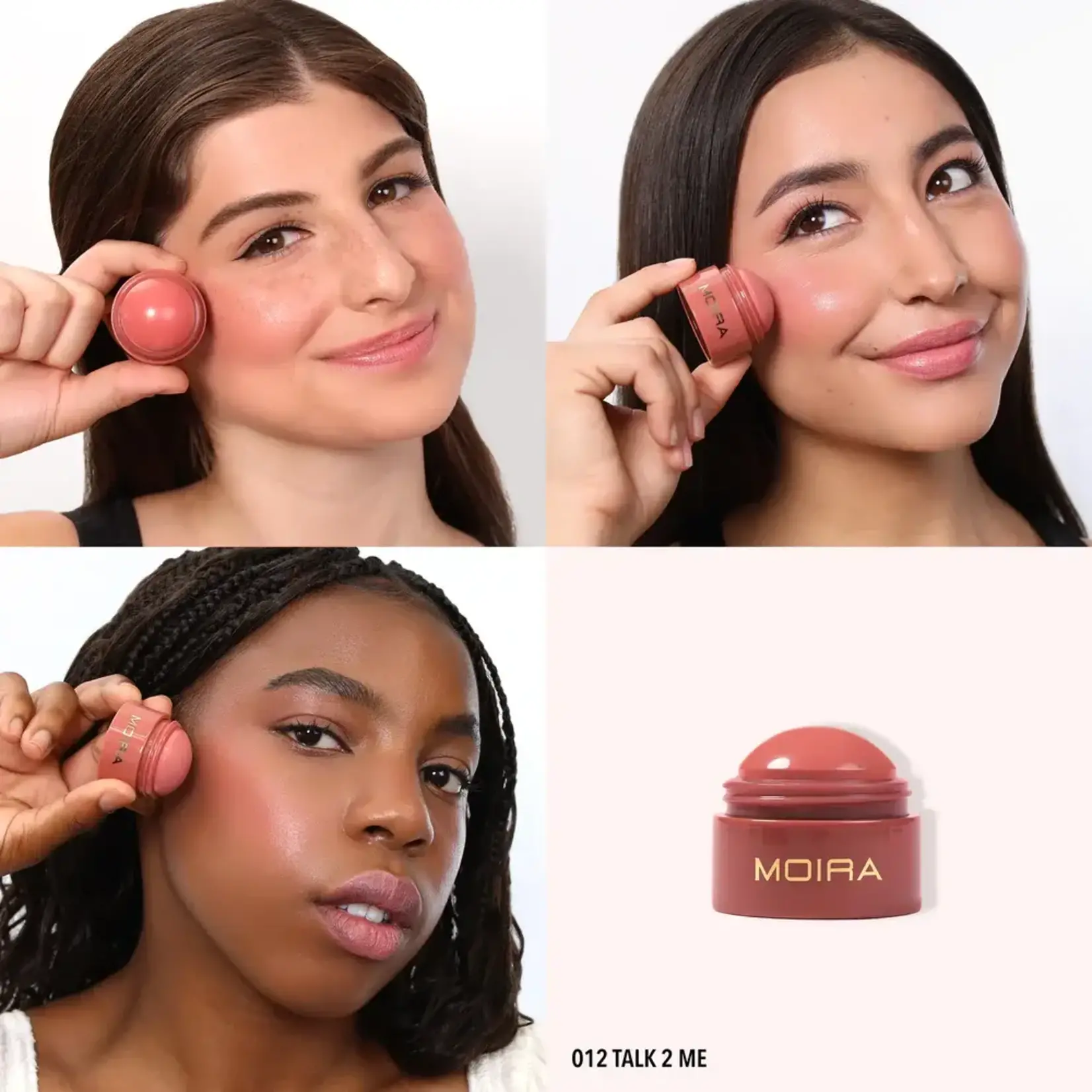 Moira Multiusos Moira Soft blush balm 012 Talk 2 me