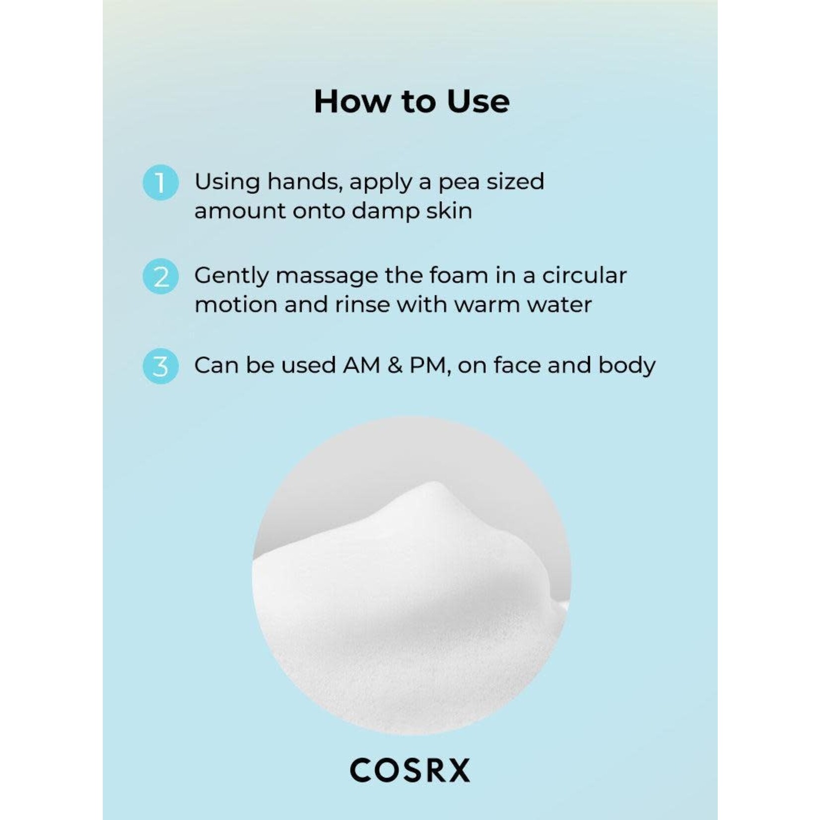 Cosrx Limpiador en gel Cosrx Ph bajo 150 ml