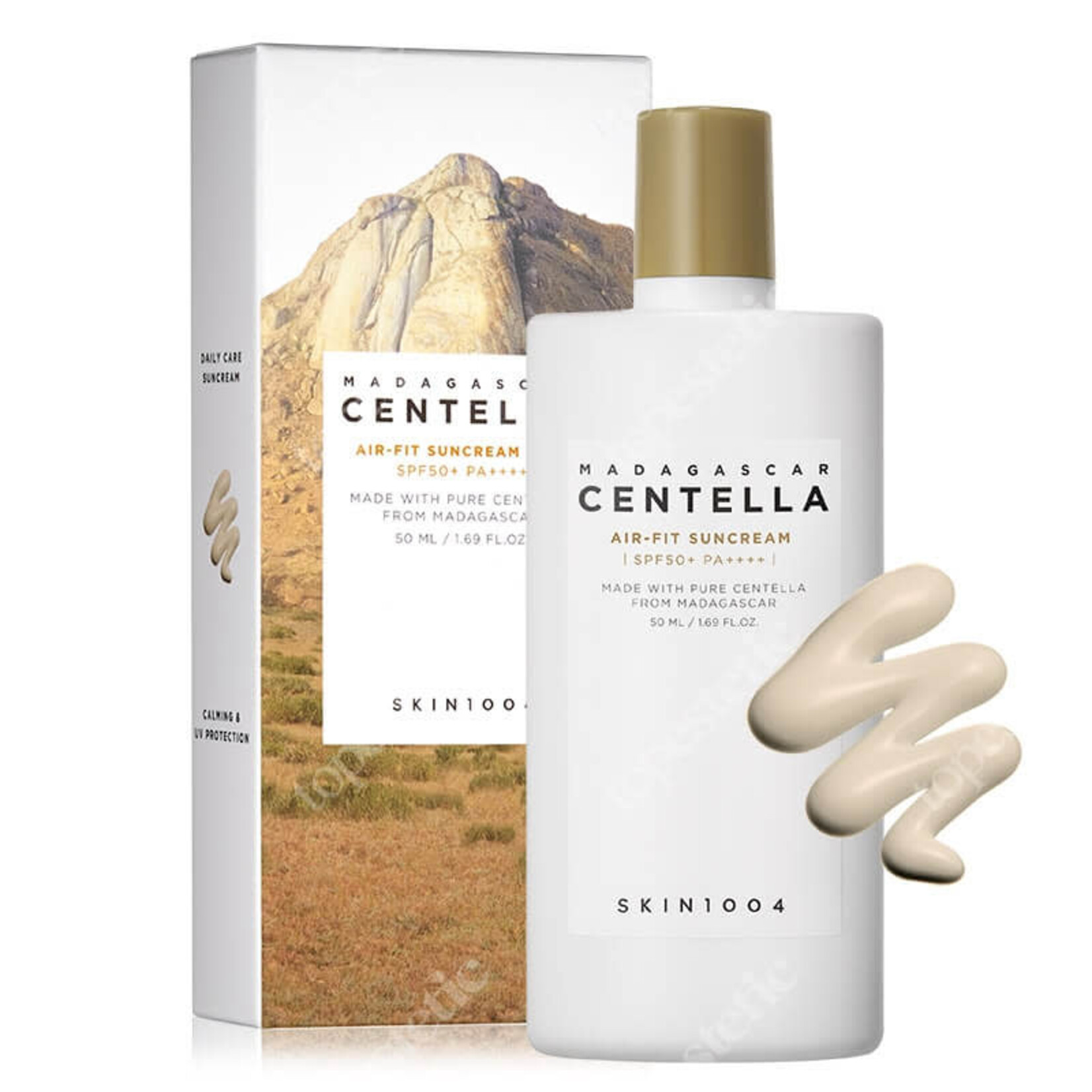 Skin1004 Protector solar liquido Skin1004 AirFit Suncream Plus FPS 50+ 50 ml