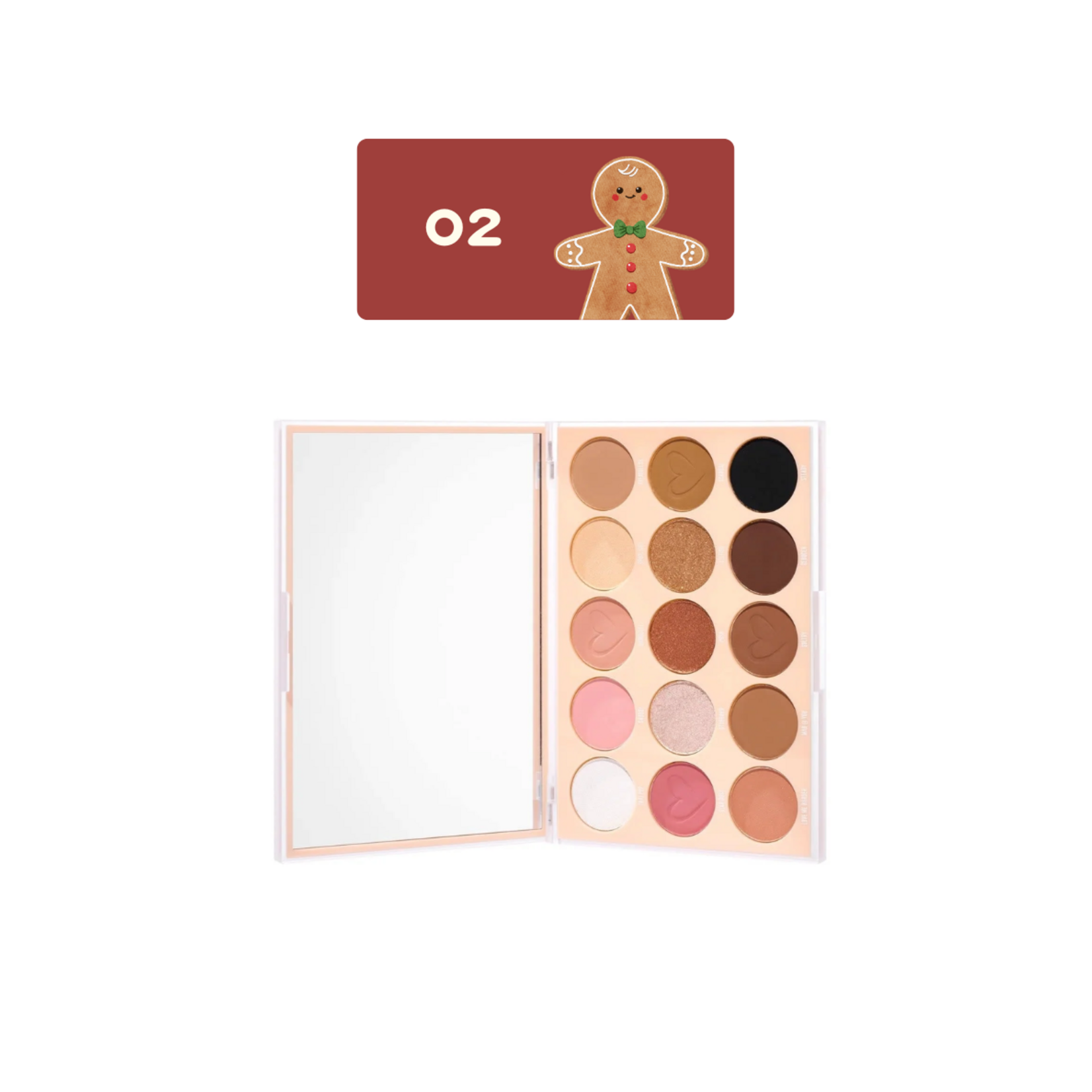 Beauty creations Paleta de sombras Beauty Creations Nude X