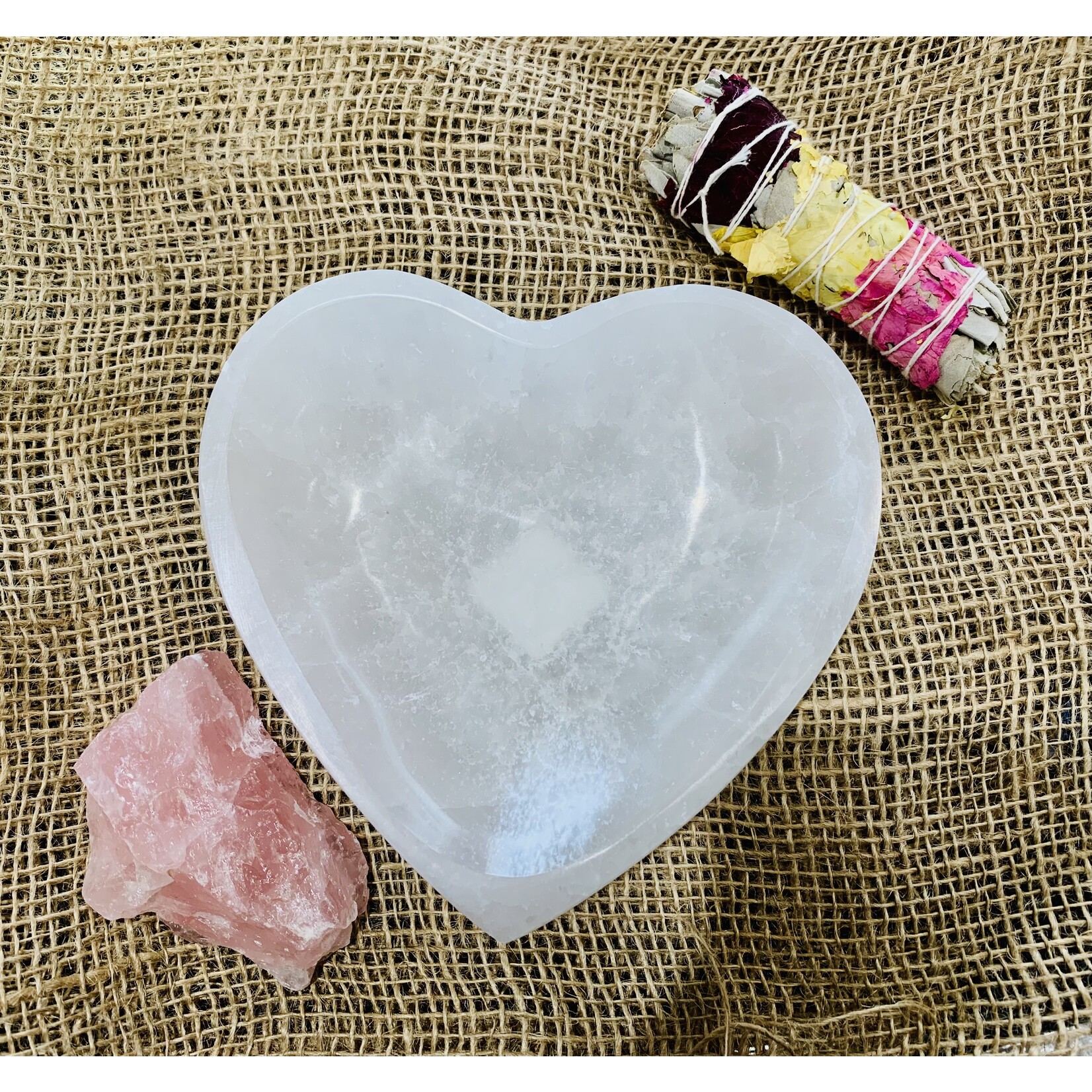 Selenite Bowl (Heart) - $49.95
