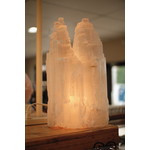 Selenite Lamps - twin med