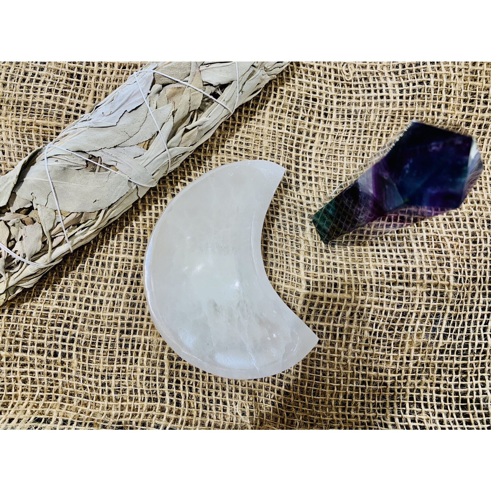 Selenite Moons - $15.95