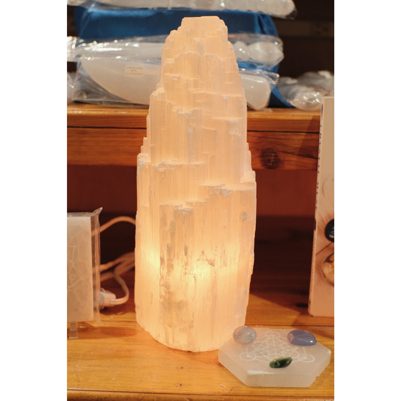 Selenite Lamps - 8in