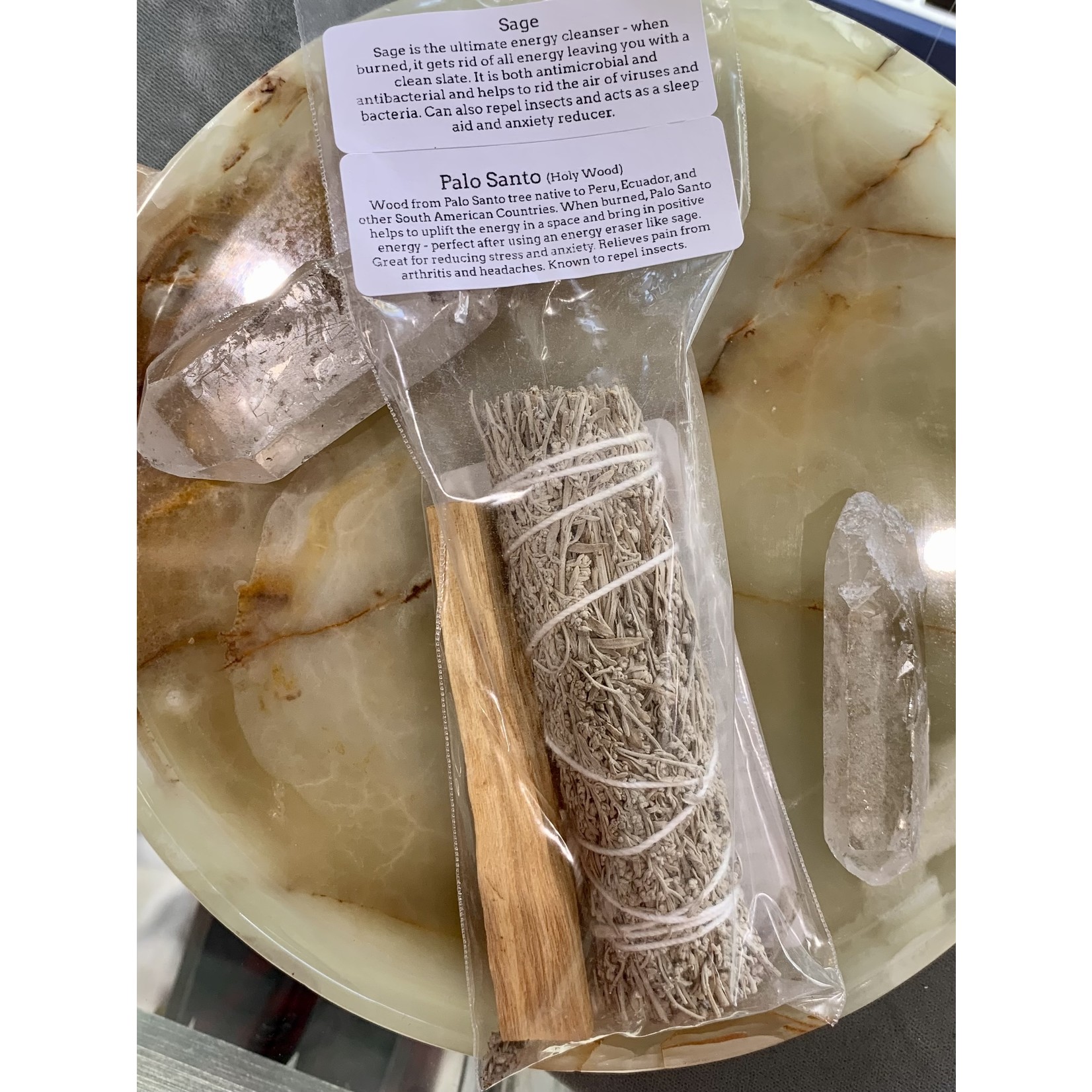 Blue Sage Smudge Stick w/ Palo Santo