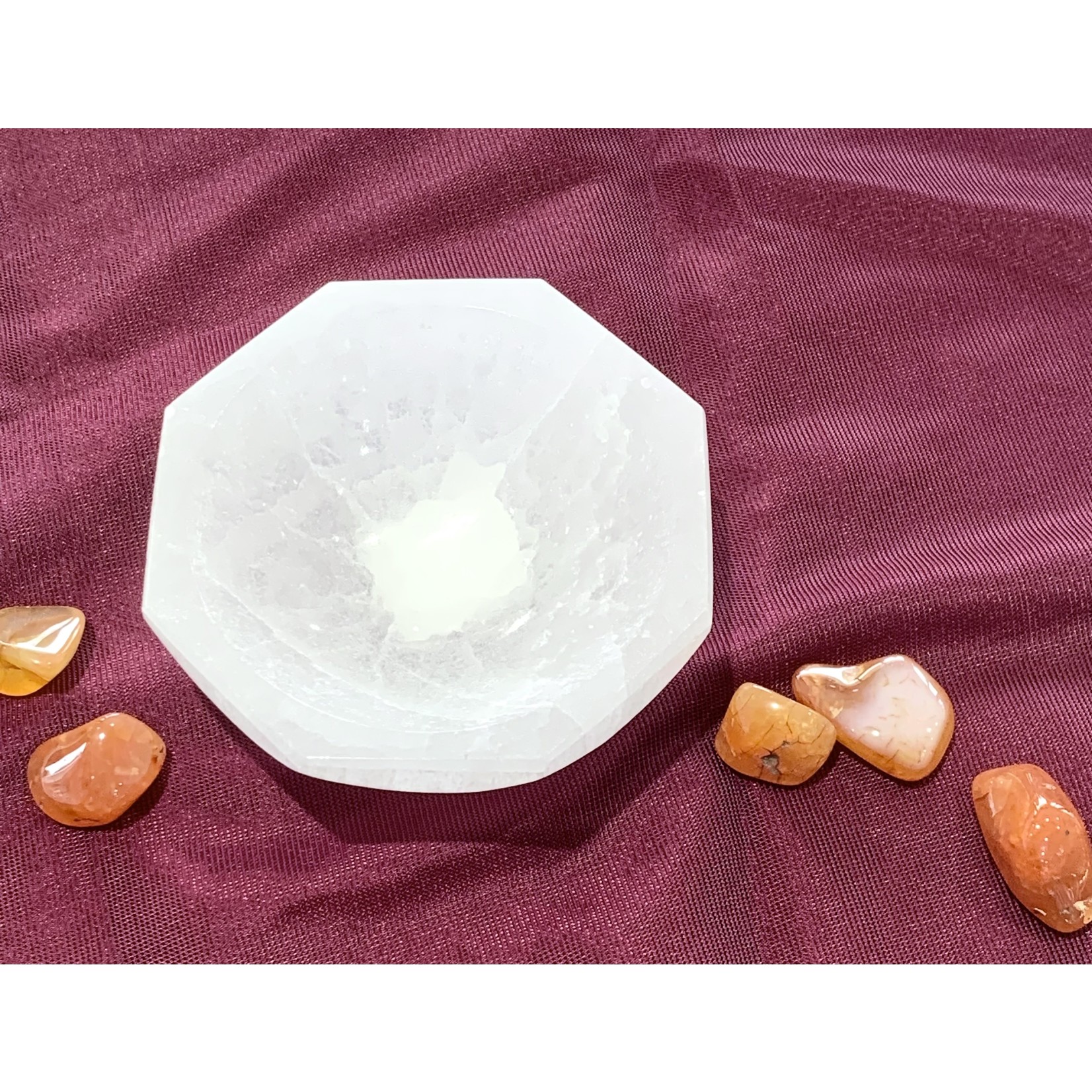 Selenite Bowls (Octagonal) - 8cm