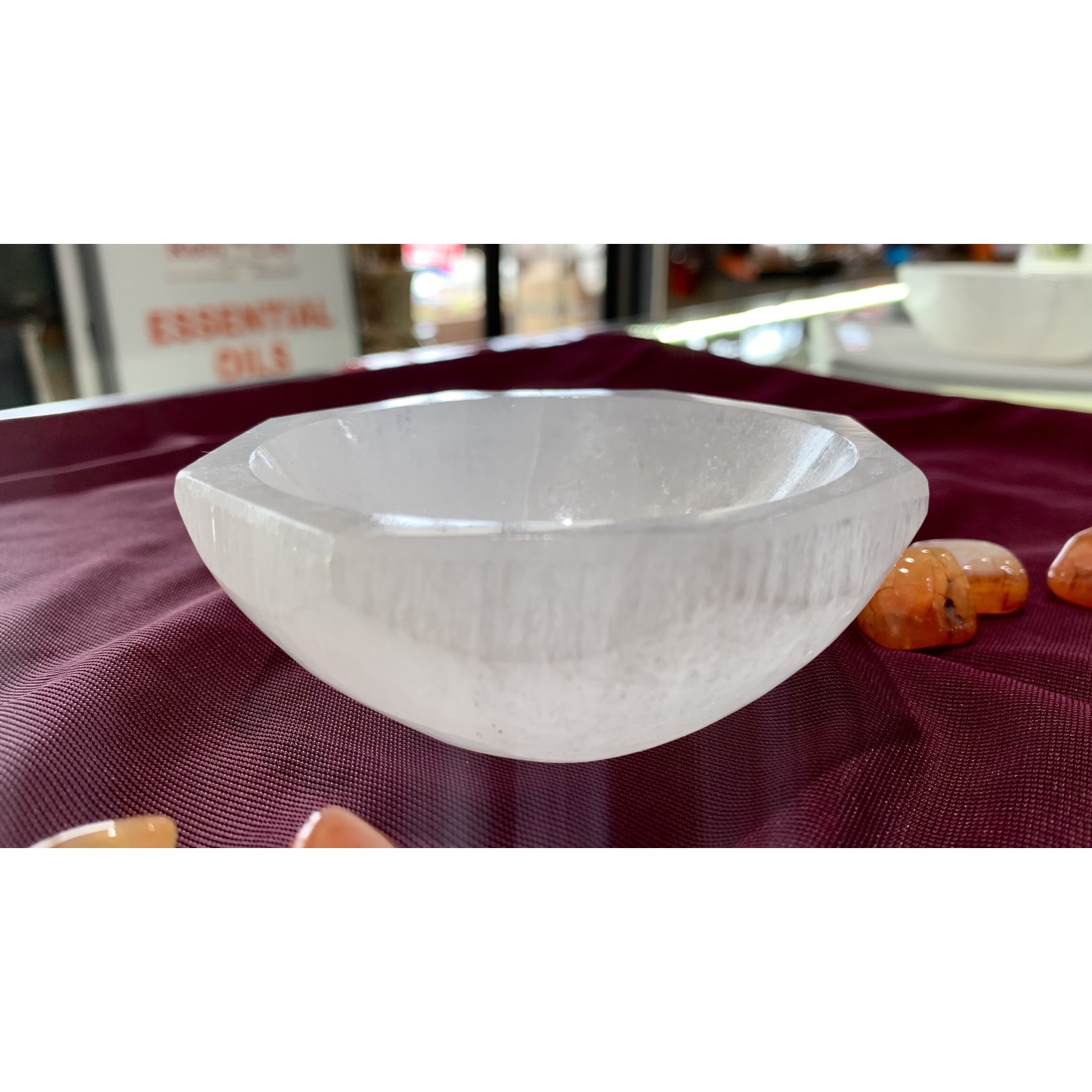 Selenite Bowls (Octagonal) - 8cm