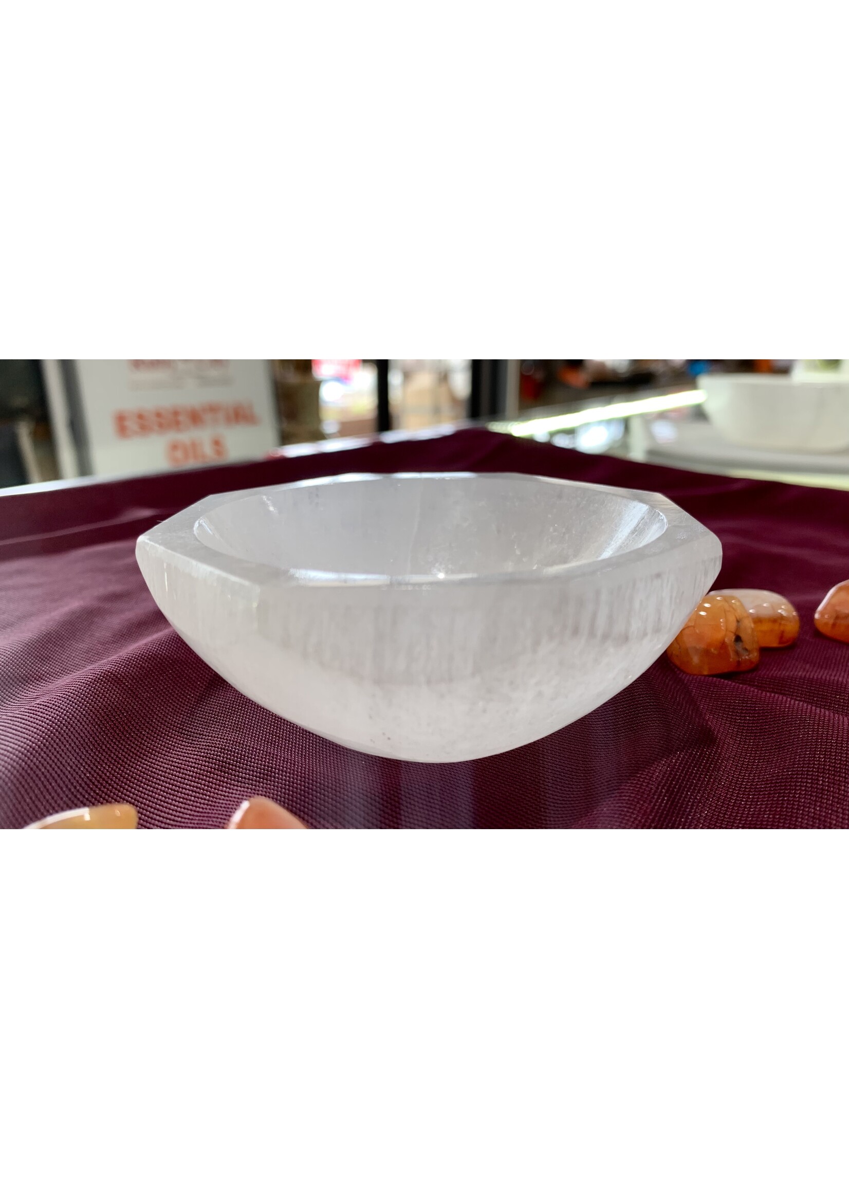 Selenite Bowls (Octagonal) - 8cm