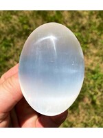 Selenite Palm Stones
