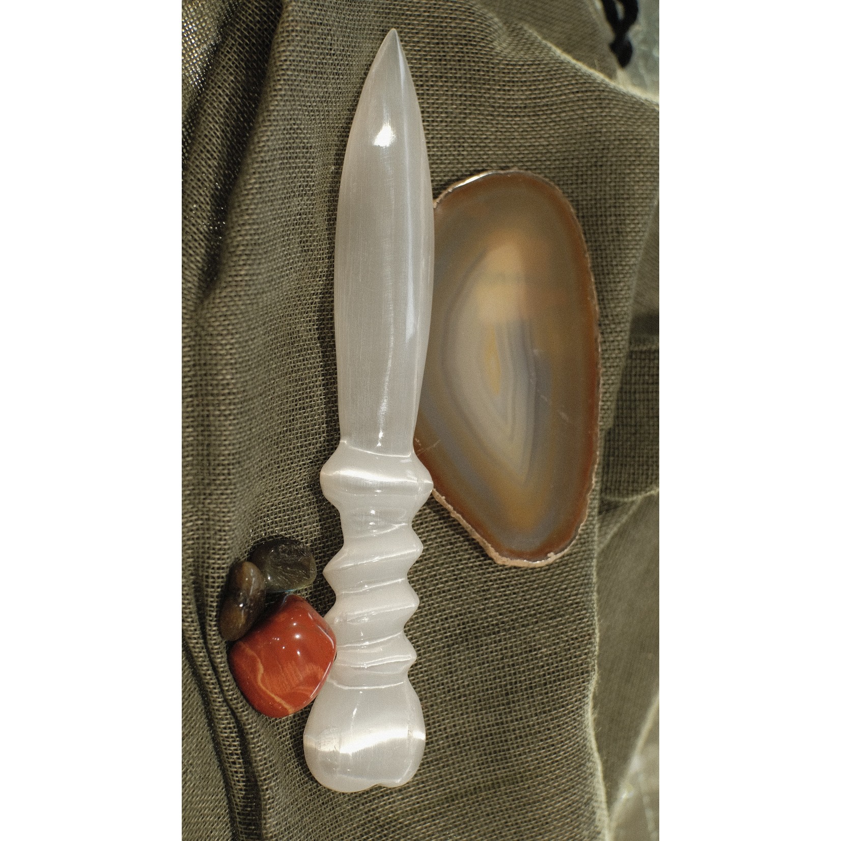 Selenite Swords - Heart