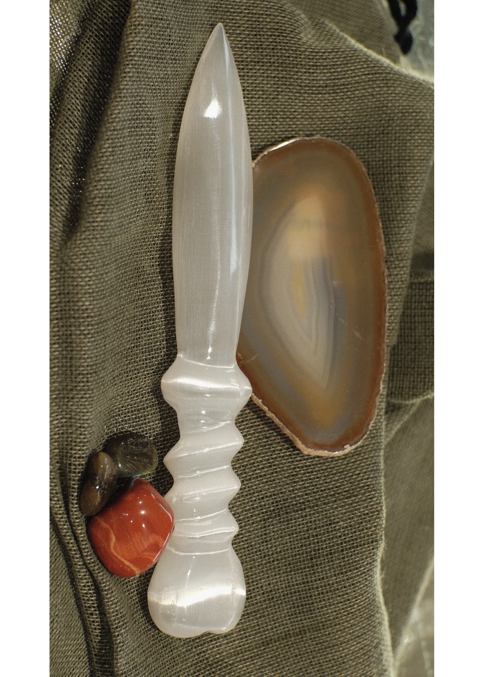 Selenite Swords - Heart
