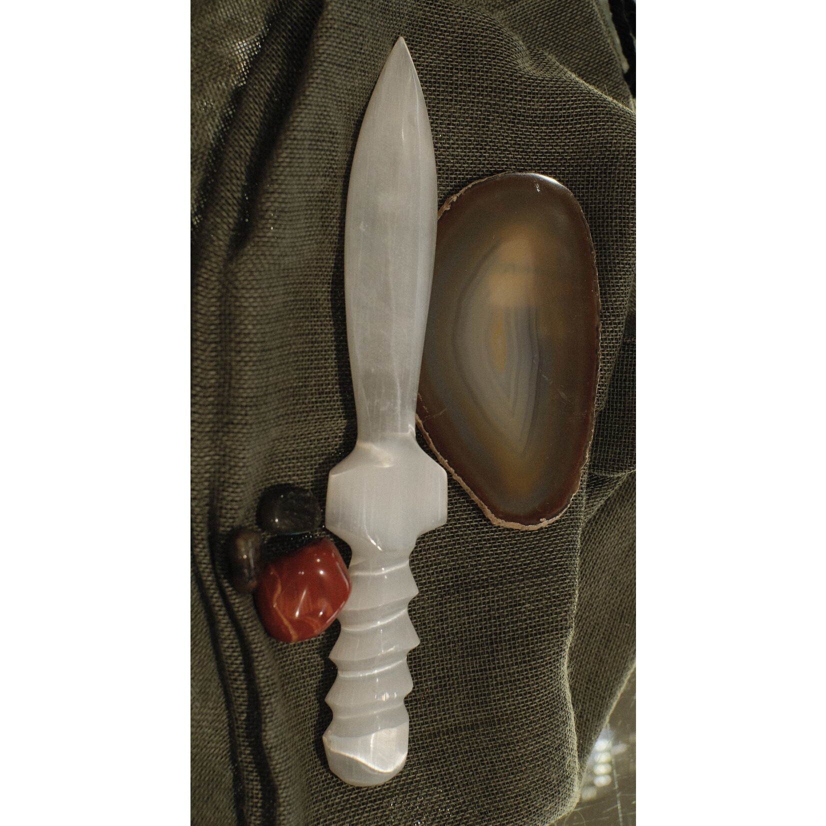 Selenite Swords - Spiral