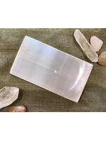 Selenite Disk - rectangle