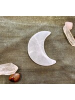 Selenite Disk - moon