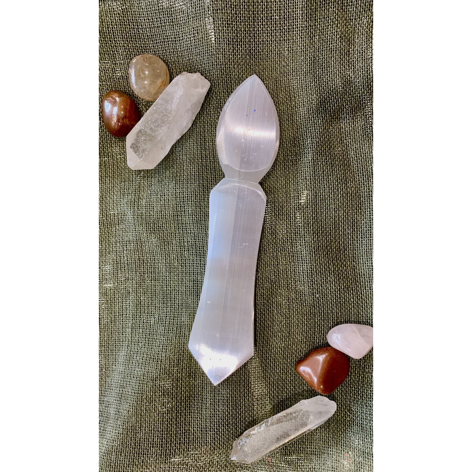 Selenite Swords - flat