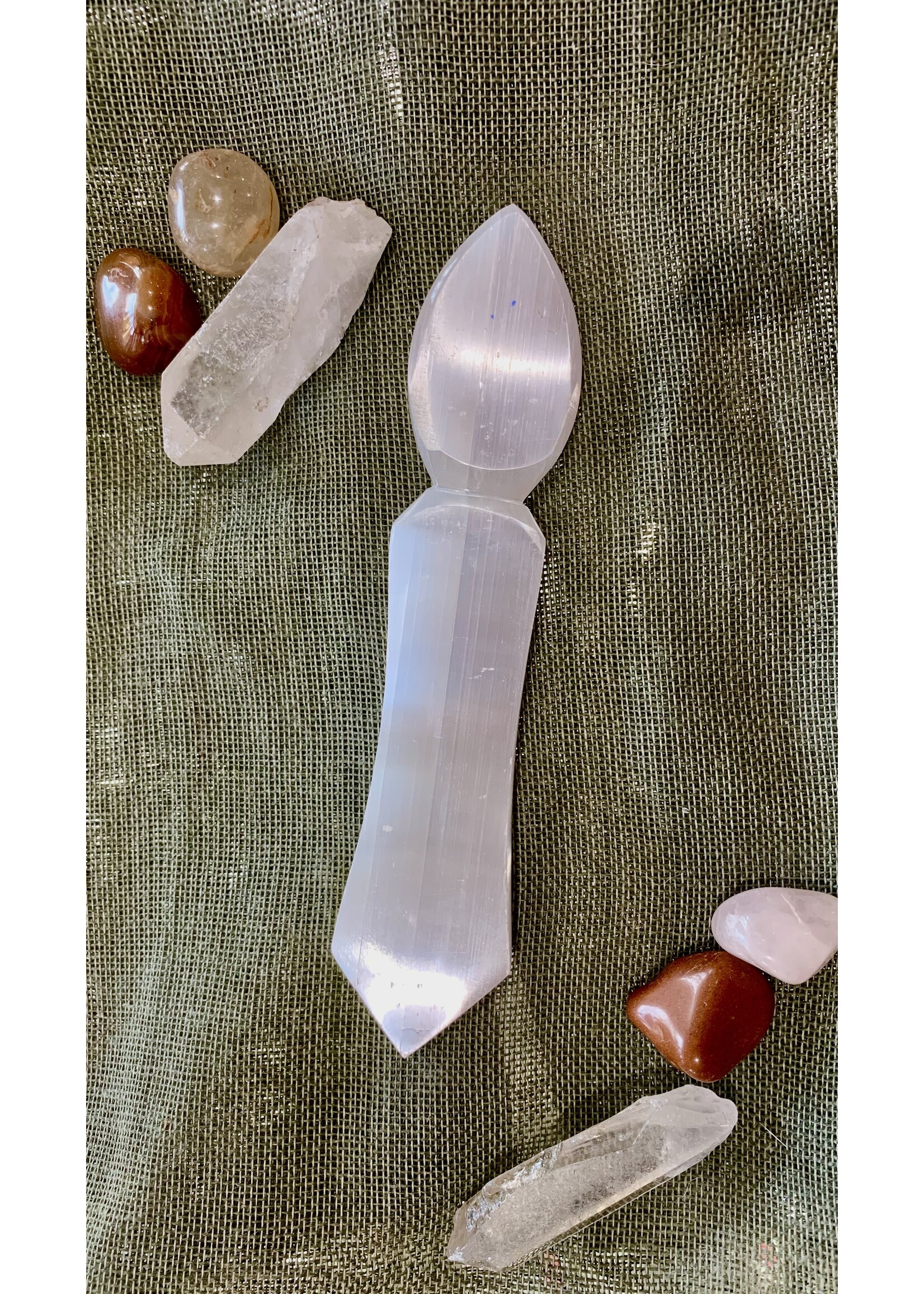 Selenite Swords - flat