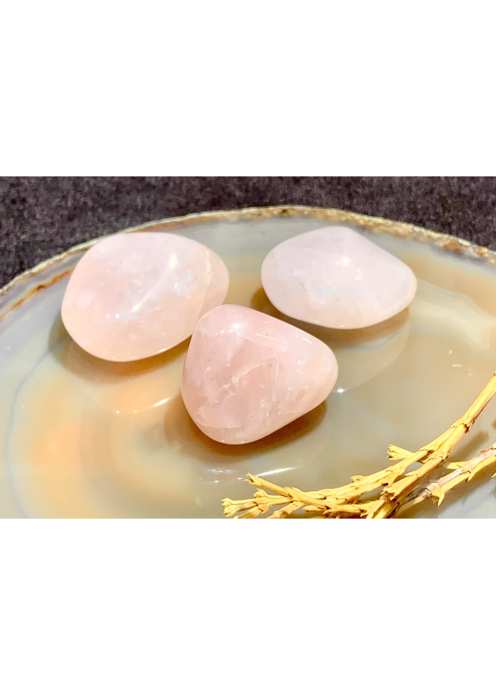 Quartz Rose - tumbled piece