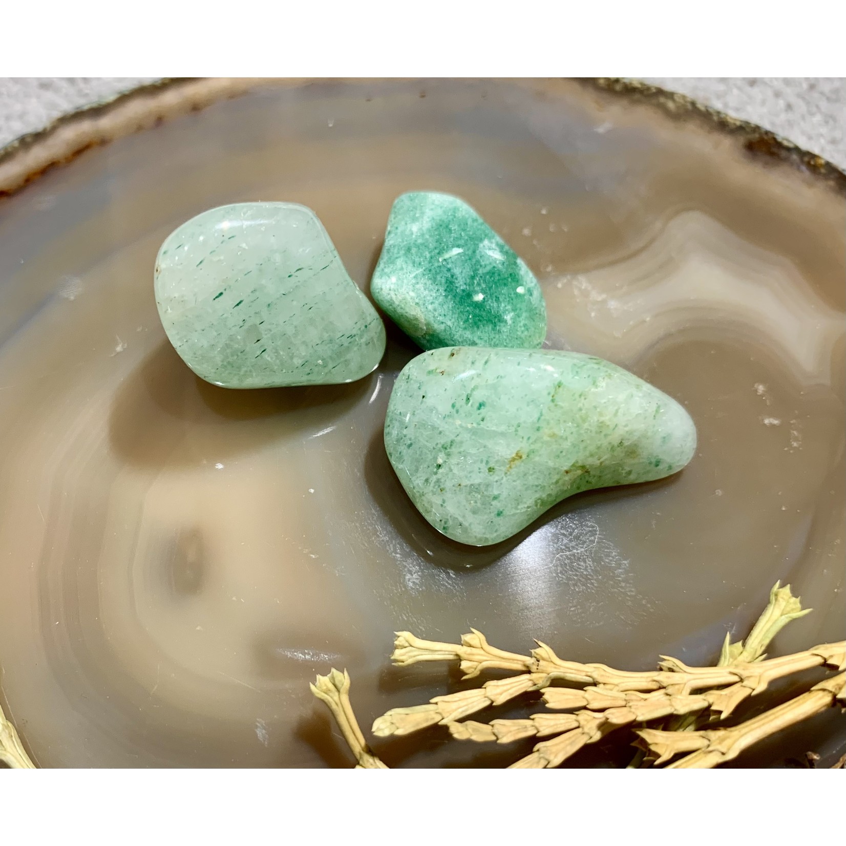 Aventurine - tumbled piece green