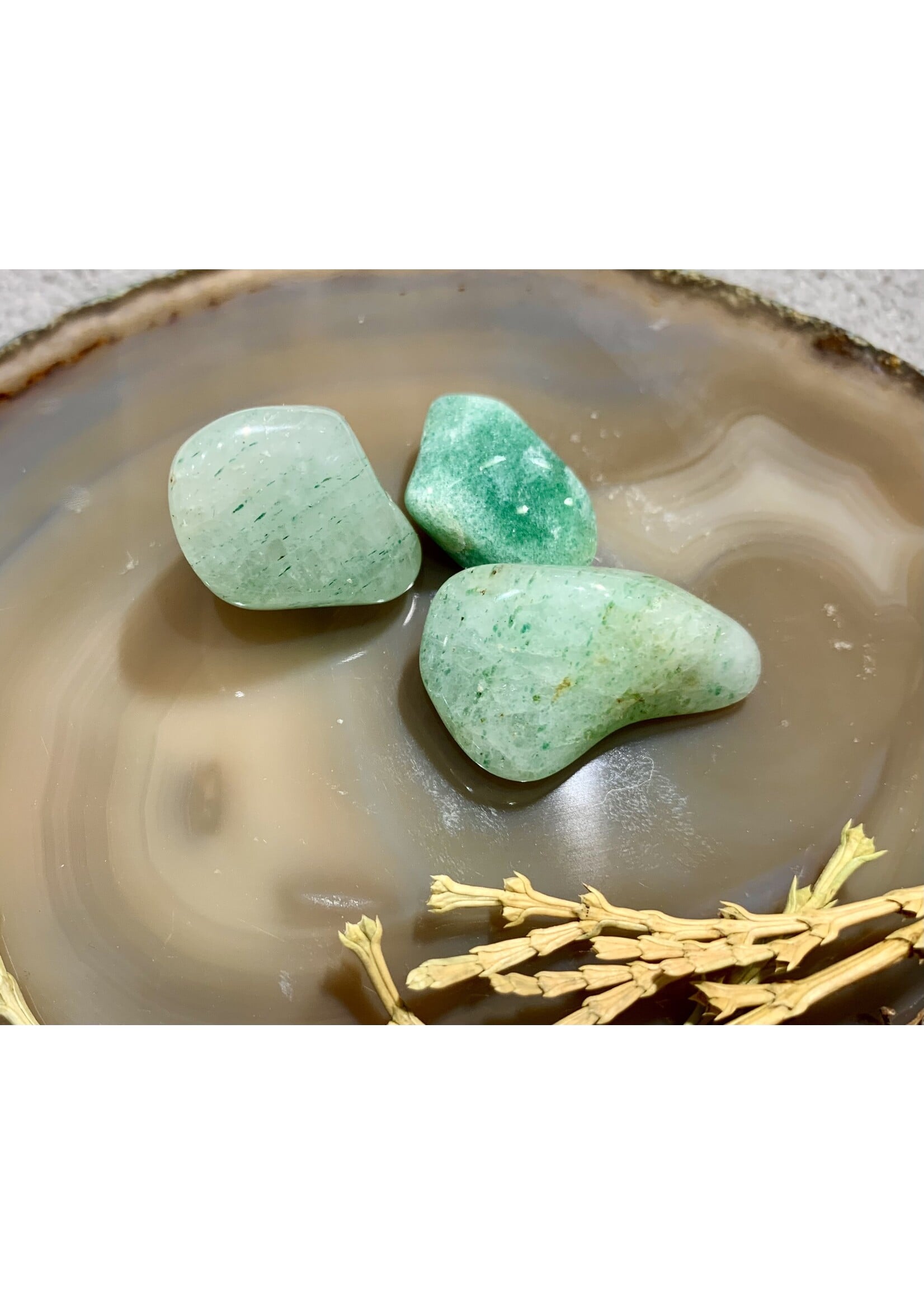 Aventurine - tumbled piece green
