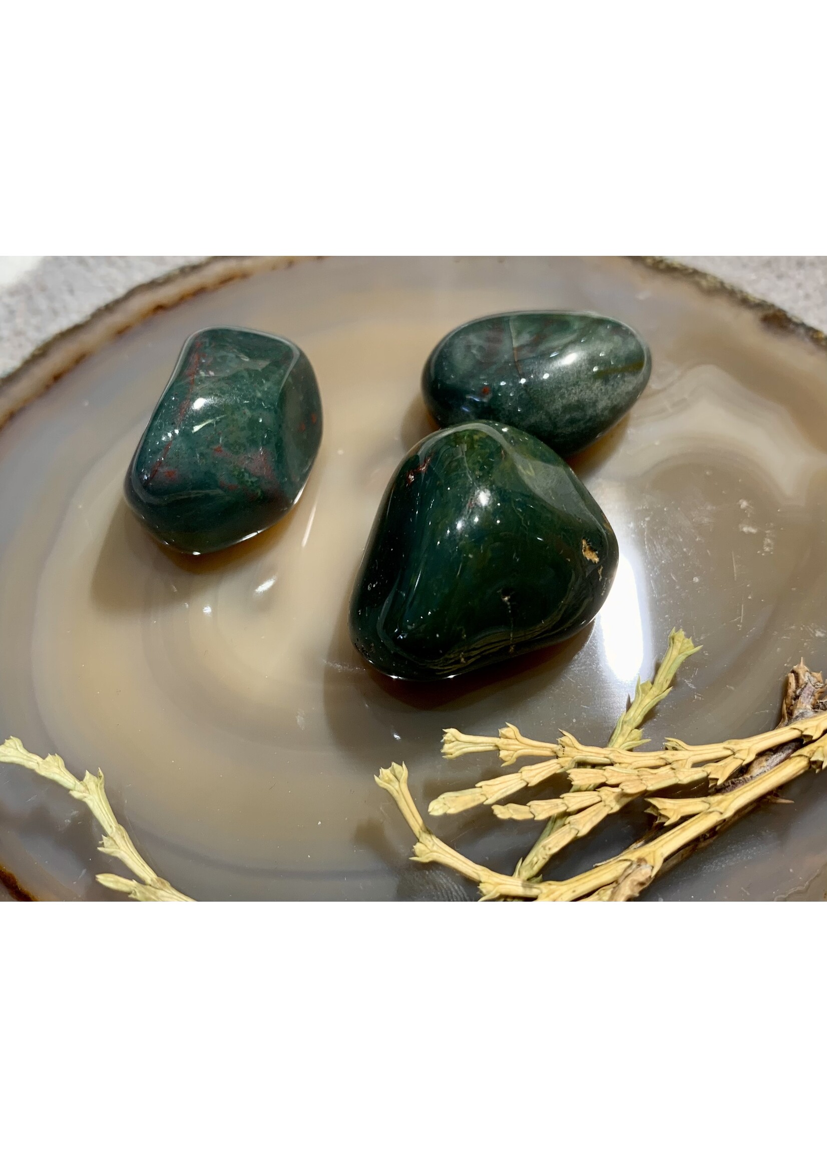 Bloodstone - tumbled piece