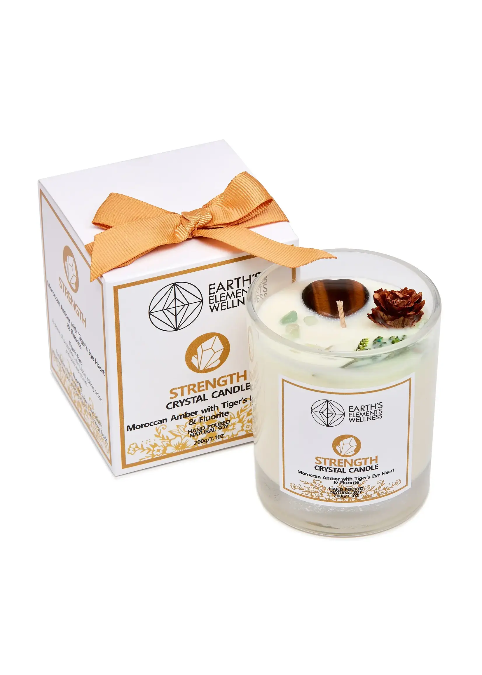 Earths Elements Gem Stone Candles