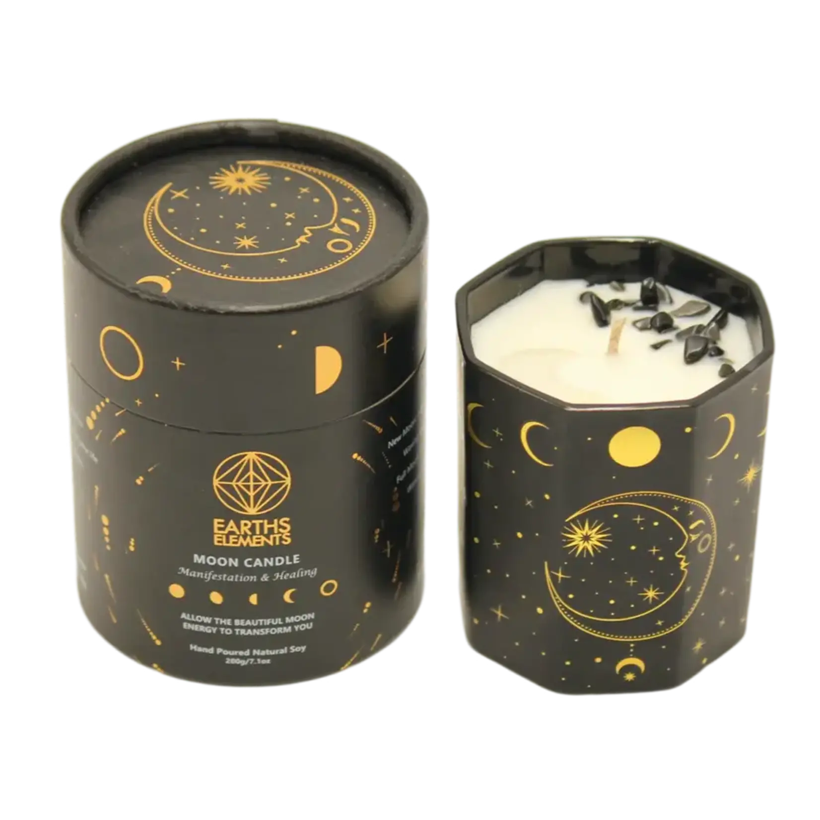 Earths Elements Gem Stone Candles
