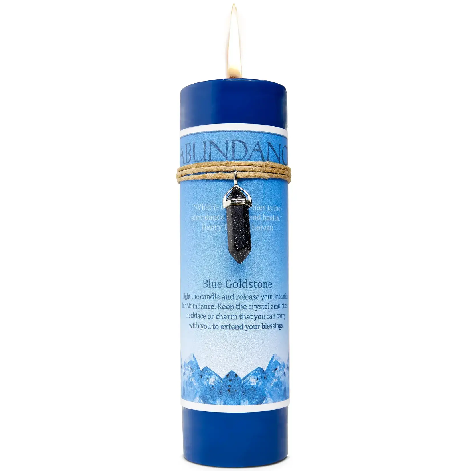 Earths Elements Pillar Candles With Pendant