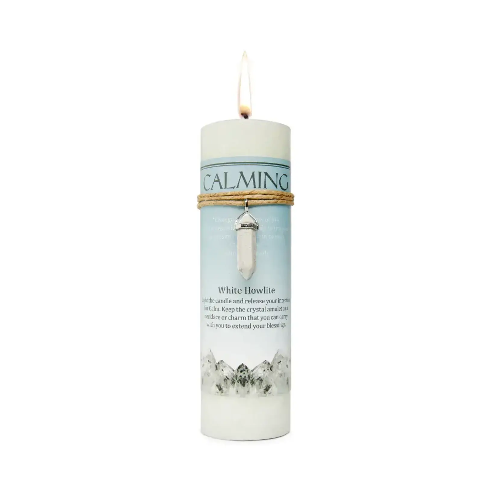 Earths Elements Pillar Candles With Pendant