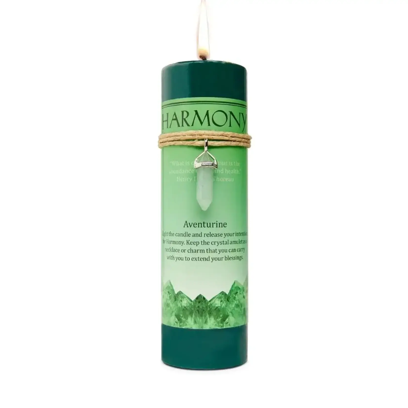Earths Elements Pillar Candles With Pendant