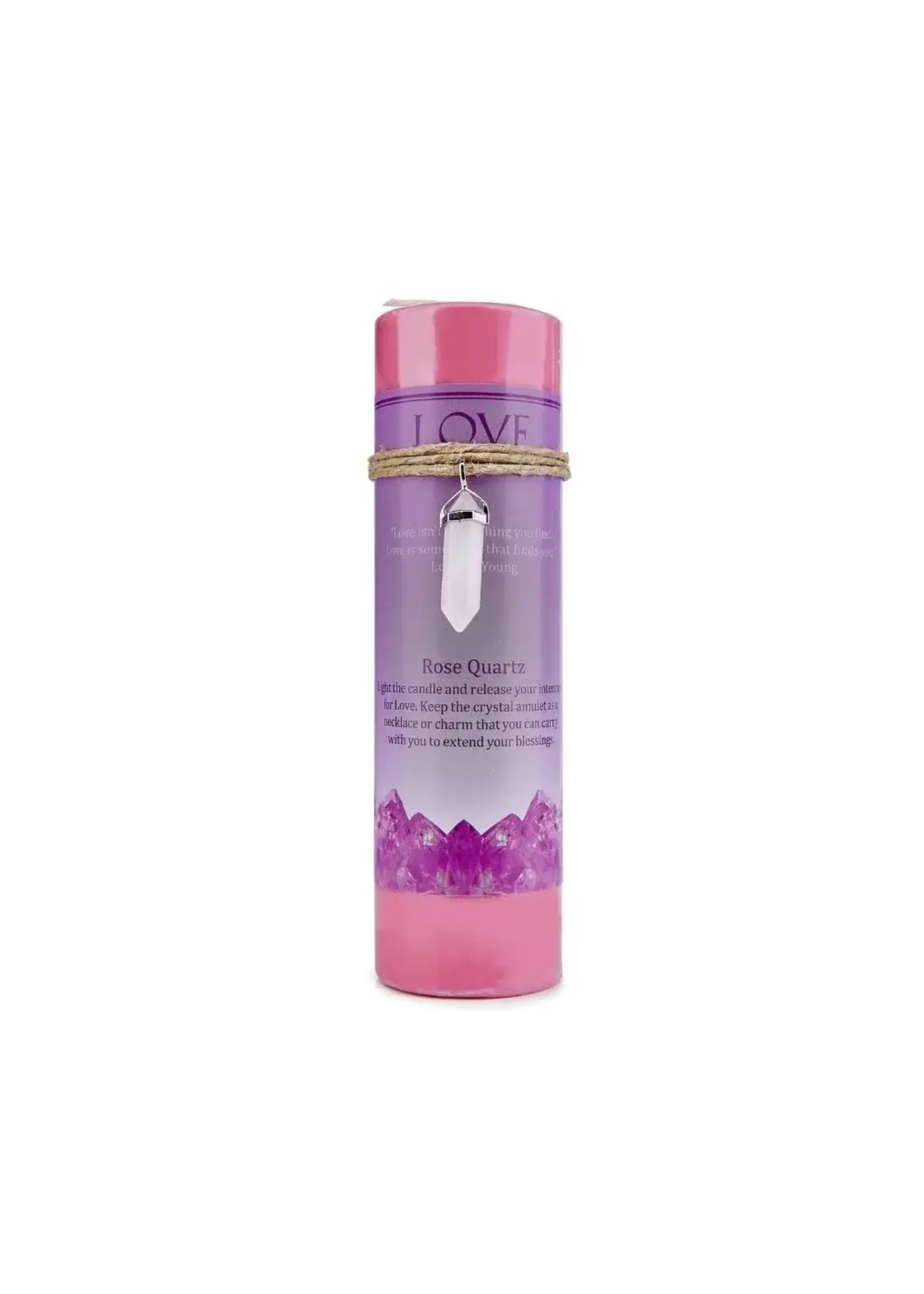 Earths Elements Pillar Candles With Pendant