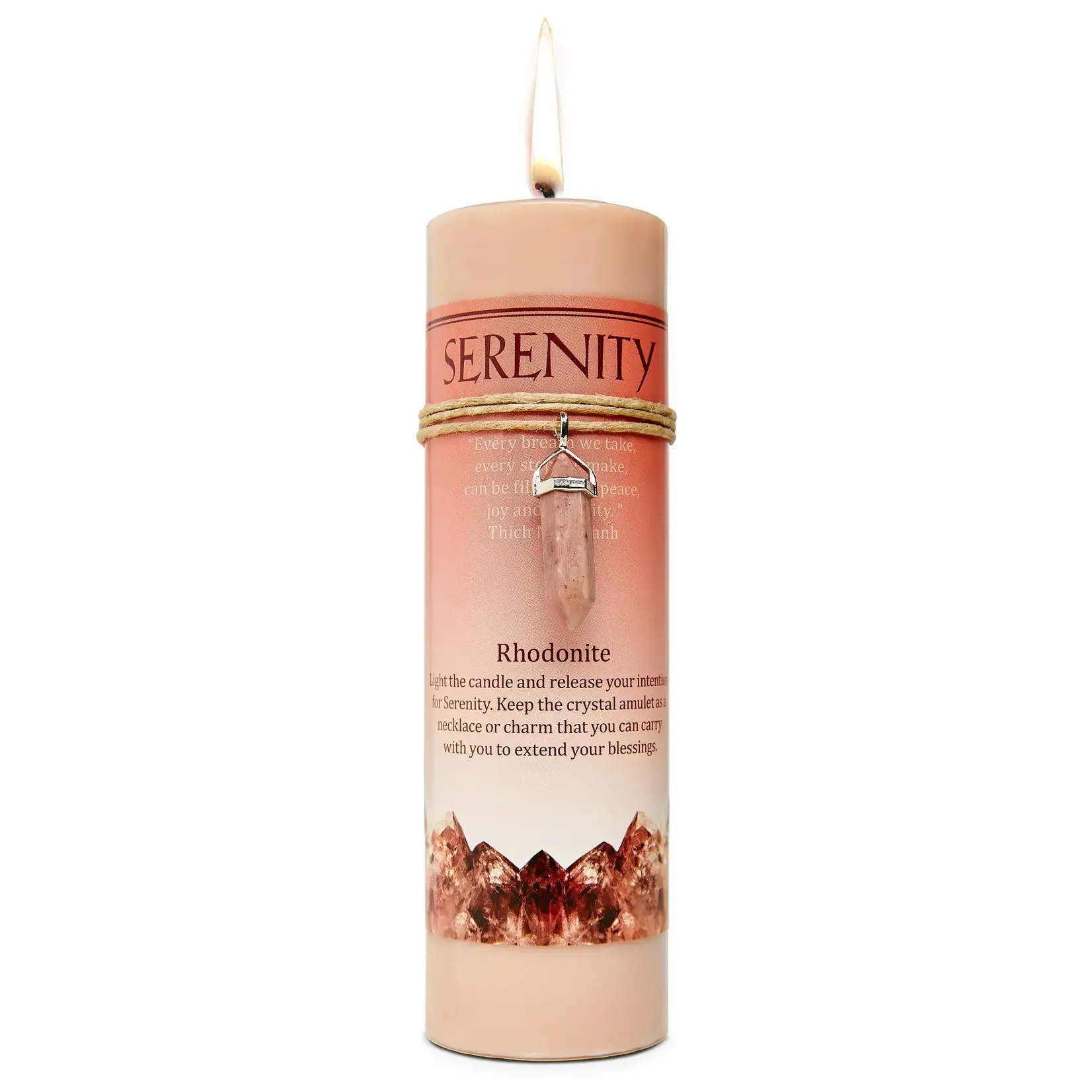 Earths Elements Pillar Candles With Pendant