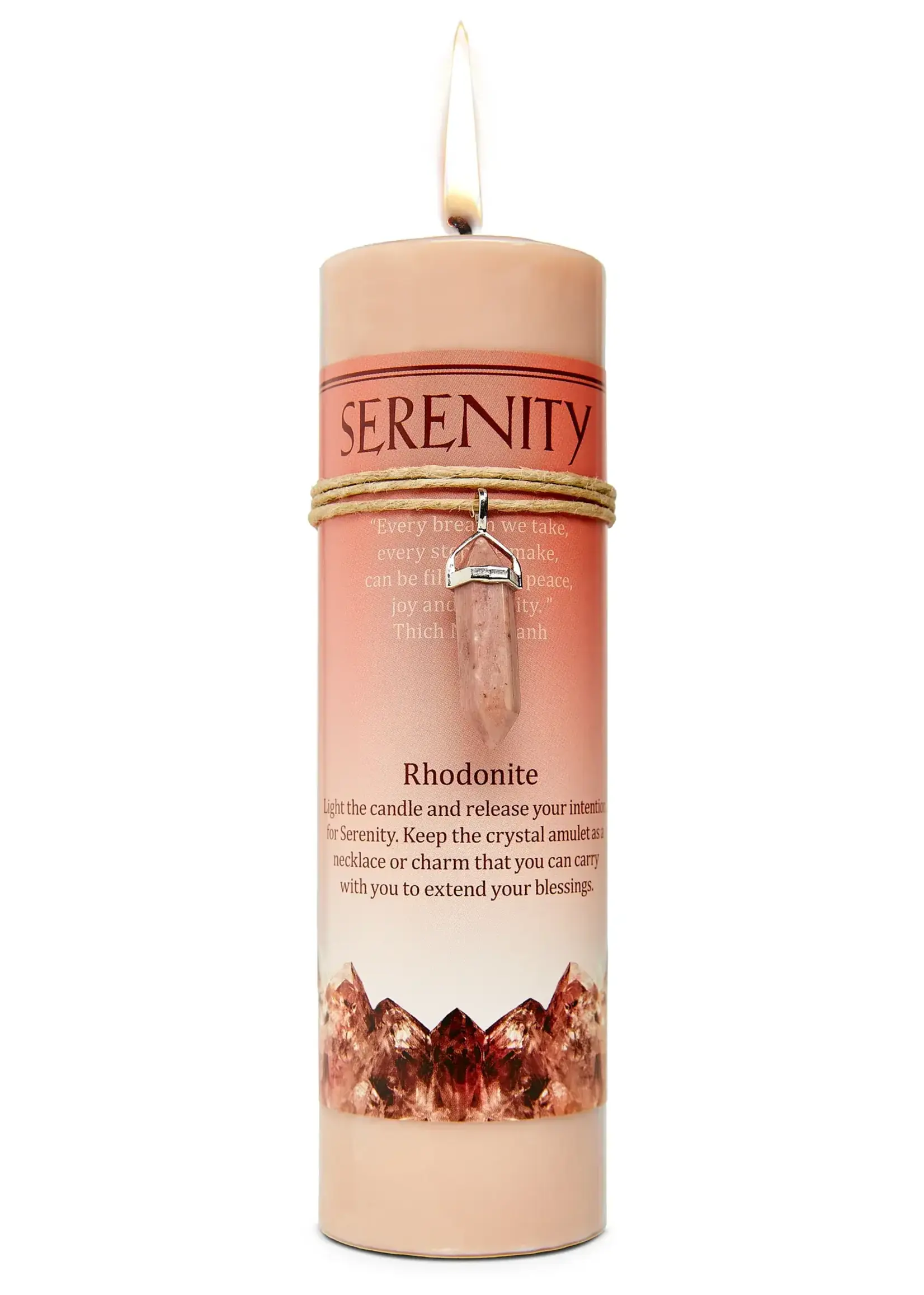 Earths Elements Pillar Candles With Pendant