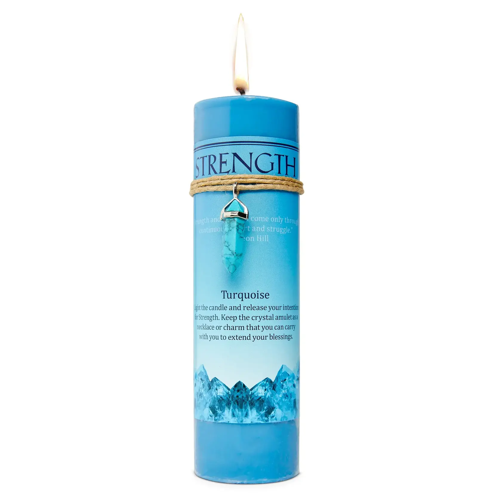 Earths Elements Pillar Candles With Pendant
